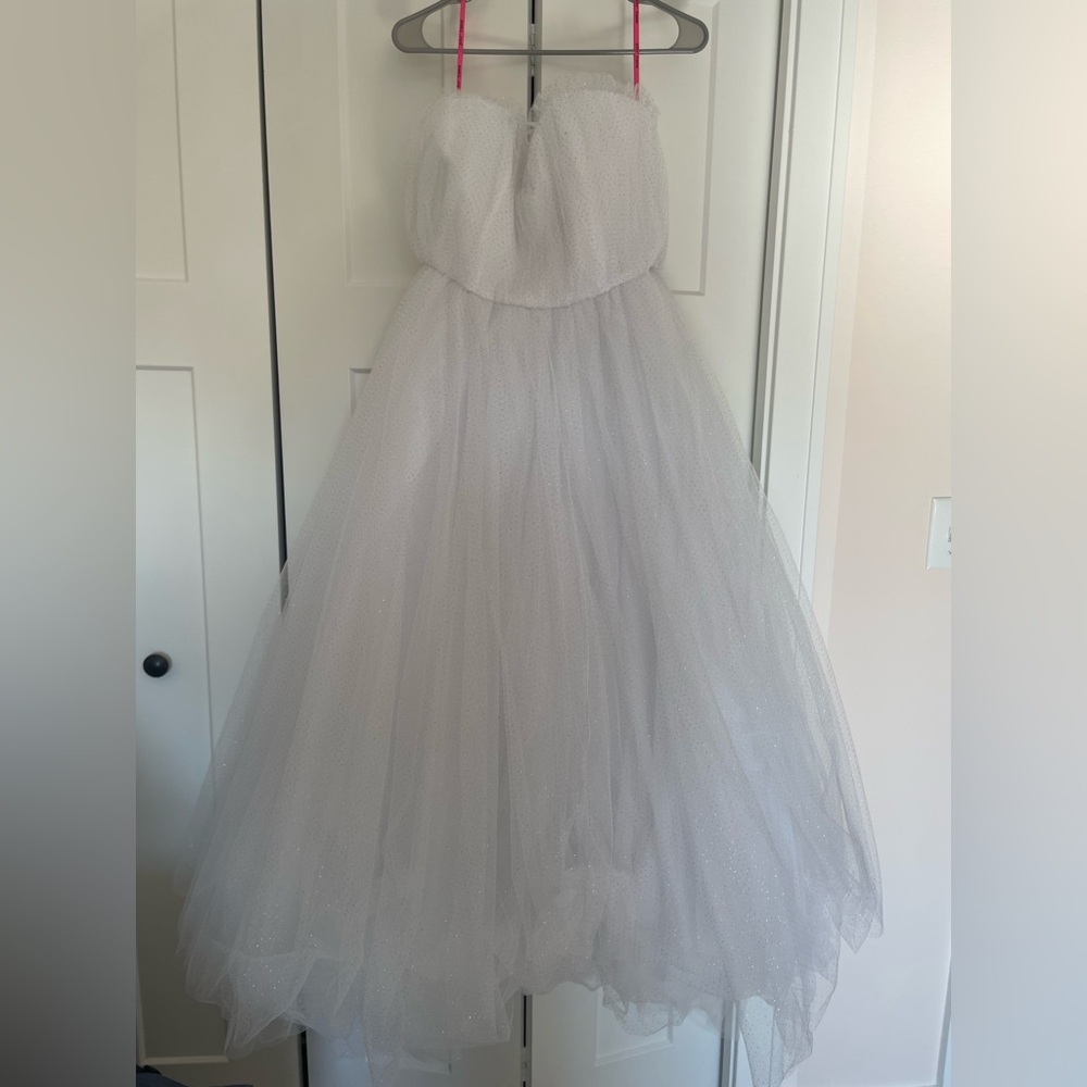 NWT Betsy Johnson Bride Vibes Tulle Midi Dress